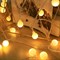 Электрогирлянда-нить комнатная "Шарики" 10 м, 80 LED, теплый белый свет, 220 V, контроллер, ЗОЛОТАЯ СКАЗКА, 591349 591349