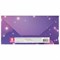 Конверт для денег "С ДНЕМ РОЖДЕНИЯ ТЕБЯ", Фиолетовый, 166х82 мм, блестки, ЗОЛОТАЯ СКАЗКА, 113752 113752