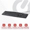 Клавиатура проводная SONNEN KB-8137, USB, 104 клавиши + 9 дополнительных, мультимедийная, черная, 512652 512652