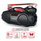 Колонка портативная SONNEN B332, 16 Вт, Bluetooth, FM-тюнер, microSD, MP3-плеер, черная, 513480 513480