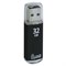 Флеш-диск 32 GB, SMARTBUY V-Cut, USB 2.0, металлический корпус, черный, SB32GBVC-K 512186