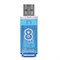 Флеш-диск 8 GB, SMARTBUY Glossy, USB 2.0, синий, SB8GBGS-B 512178