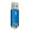 Флеш-диск 8 GB, SMARTBUY V-Cut, USB 2.0, металлический корпус, синий, SB8GBVC-B 512182