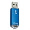 Флеш-диск 8 GB, SMARTBUY V-Cut, USB 2.0, металлический корпус, синий, SB8GBVC-B 512182