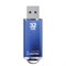 Флеш-диск 32 GB, SMARTBUY V-Cut, USB 2.0, металлический корпус, синий, SB32GBVC-B 512187