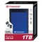 Внешний жесткий диск TRANSCEND StoreJet 1TB, 2.5", USB 3.0, синий, TS1TSJ25H3B 513595
