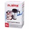 Автокружка 400 мл, термостакан с ручкой, винтовая крышка-клапан, пластик/сталь, серебро, LAIMA, 605126 605126