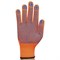 Перчатки акриловые РУБИФРОСТ ЗИМНИЕ 1пара, 10 класс, 50-56г, разм 9, ПВХ ТОЧКА, яркие, утепленные с начесом внутри, СВС, ac31pd оранж 608690