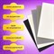 Цветной фетр МЯГКИЙ А4, 2 мм, 5 листов, 5 цветов, плотность 170 г/м2, оттенки серого, ОСТРОВ СОКРОВИЩ, 660647 660647