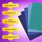 Цветной фетр МЯГКИЙ А4, 2 мм, 5 листов, 5 цветов, плотность 170 г/м2, оттенки синего, ОСТРОВ СОКРОВИЩ, 660641 660641