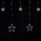 Электрогирлянда-занавес комнатная "Звезды" 3х0,5 м, 108 LED, мультицветная, 220 V, ЗОЛОТАЯ СКАЗКА, 591356 591356