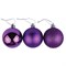 Шары ёлочные 6 шт., 6 см, "Trio", пластик, ФИОЛЕТОВЫЕ (глянец, матовый, глиттер), ЗОЛОТАЯ СКАЗКА, 590869 590869