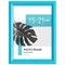 Рамка 15х21 см небьющаяся, багет 17,5 мм, пластик, BRAUBERG "Colorful", голубая, 391237 391237