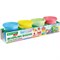 Пластилин-тесто для лепки BRAUBERG KIDS, 4 цвета, 560 г, пастельные цвета, крышки-штампики, 106717 106717