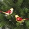 Украшение ёлочное "Птички" 2 шт., 11 см, пластик, цвет: золотистый/красный, ЗОЛОТАЯ СКАЗКА, 590896 590896