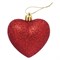 Украшение ёлочное "Сердца" 3 шт., 7 см, пластик, красные, ЗОЛОТАЯ СКАЗКА, 590900 590900