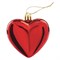 Украшение ёлочное "Сердца" 3 шт., 7 см, пластик, красные, ЗОЛОТАЯ СКАЗКА, 590900 590900