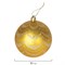 Шары ёлочные 6 шт., 8 см, "Basic Art", пластик, золотистые матовые с узором, ЗОЛОТАЯ СКАЗКА, 590890 590890