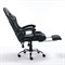 Кресло компьютерное BRABIX "Dexter GM-135", подножка, две подушки, экокожа, черное, 532800 532800