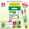 Восковые мелки BRAUBERG KIDS, НАБОР 24 цвета, 271697 271697