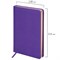 Ежедневник недатированный А5, 138х213 мм, BRAUBERG "Iguana", под кожу, 160 л., сиреневый, 114455 114455
