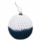Шары ёлочные 6 шт., 8 см, "White Blue", пластик, цвет: темно-синий/белый, ЗОЛОТАЯ СКАЗКА, 591992 591992