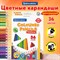 Карандаши цветные BRAUBERG PREMIUM, 36 цветов, трехгранные, грифель 3 мм, 181664 181664