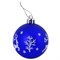 Шары ёлочные 16 шт., 6 см, "Русская Зима", пластик, цвет: синий/белый, ЗОЛОТАЯ СКАЗКА, 591985 591985