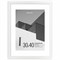 Рамка 30х40 см с паспарту 21х30 см небьющаяся, багет 20 мм, пластик, BRAUBERG "New Age", белая, 391278 391278