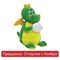 Подарок новогодний "Дракоша", НАБОР конфет 700 г, мягкая игрушка, символ 2024 года, 223023/10608 623006