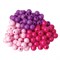 Бусины для творчества "Шарики", 8 мм, 30 грамм, светло-розовые, розовые, фиолетовые, ОСТРОВ СОКРОВИЩ, 661235 661235
