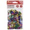 Пайетки для творчества "Рифленые", цвет ассорти, 10 мм, 30 грамм, ОСТРОВ СОКРОВИЩ, 661268 661268
