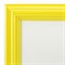 Рамка 21х30 см небьющаяся, багет 17,5 мм, пластик, BRAUBERG "Colorful", желтая, 391246 391246