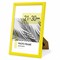 Рамка 21х30 см небьющаяся, багет 17,5 мм, пластик, BRAUBERG "Colorful", желтая, 391246 391246