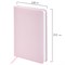 Ежедневник недатированный А5 138x213 мм BRAUBERG "Profile" балакрон, 136 л., светло-розовый, 111661 111661