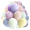 Шары воздушные 30 см, 100 штук, "МАКАРУНС", ассорти, BRAUBERG KIDS, 591879 591879