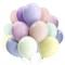 Шары воздушные 30 см, 50 штук, "МАКАРУНС", ассорти, BRAUBERG KIDS, 591883 591883