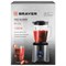 Блендер стационарный BRAYER BR1203, 1200 Вт, 5 скоростей, чаша 1,75 л, метал/стекло, серебристый 456599
