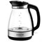Чайник BRAYER BR1048, 1,7л, 2200 Вт, закрытый нагревательный элемент, стекло, черный 456594