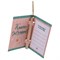 Украшение елочное подвесное "Книга для записи желаний", с карандашом, 7x4,5 см, картон, 86676 591865