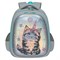 Ранец GRIZZLY анатомическая спинка, c брелоком, для девочек, "MAGIC CAT", 36х28х20 см, RAz-286-2/1 271191
