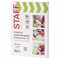 Этикетка самоклеящаяся 105х48 мм, 12 этикеток, 65 г/м2, 100 л., STAFF "EVERYDAY" (сырье Финляндия), 111837 111837