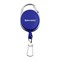 Держатель-рулетка для бейджей, 70 см, 2 карабина, синий, в блистере, BRAUBERG, 238239 238239
