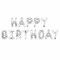 Шары воздушные НАБОР ДЛЯ ДЕКОРА "Happy Birthday", 52 шара, серебро/золото/черный, BRAUBERG, 591898 591898
