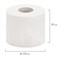 Бумага туалетная, спайка 8 шт., 3-слойная (8х17 м) Papia Professional, белая, 5080998 112141