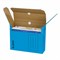 Короб архивный с клапаном А4 (260х325 мм), 100 мм, до 900 листов, микрогофрокартон, СИНИЙ, STAFF, 128864 128864