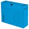 Короб архивный с клапаном А4 (260х325 мм), 100 мм, до 900 листов, микрогофрокартон, СИНИЙ, STAFF, 128864 128864