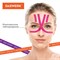 Кинезио тейп/лента для лица, лифтинг эффект, 1 см х 5 м, КОМПЛЕКТ, 5 рулонов, розовый, DASWERK, 680010 680010