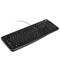 Клавиатура проводная LOGITECH K120, USB, 104 клавиши, черная, 920-002522 510624