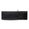 Клавиатура проводная LOGITECH K120, USB, 104 клавиши, черная, 920-002522 510624